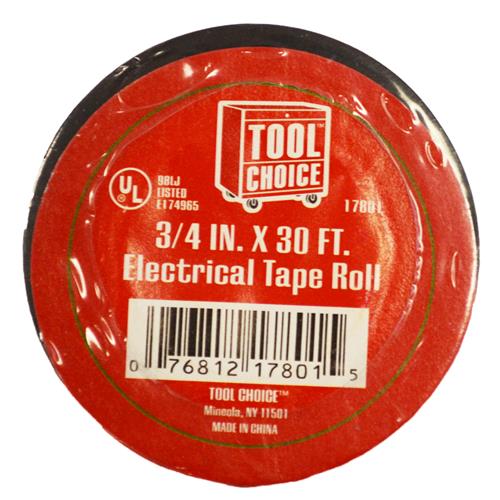 Wholesale Z3/4""x30' ELECTRICAL TAPE U/L BLACK GLW