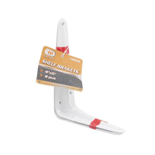 Wholesale 2pk SHELF BRACKETS 4 x 5" GLW