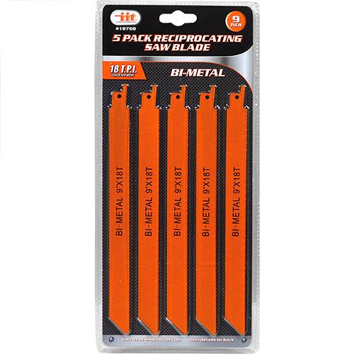 Wholesale 5pc 9" BiMetal Reciprocating Saw Blade GLW