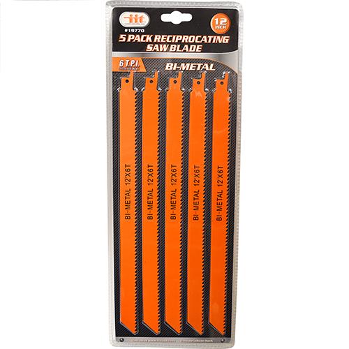 Wholesale 5pc BiMetal 12" Reciprocating Saw Blade GLW
