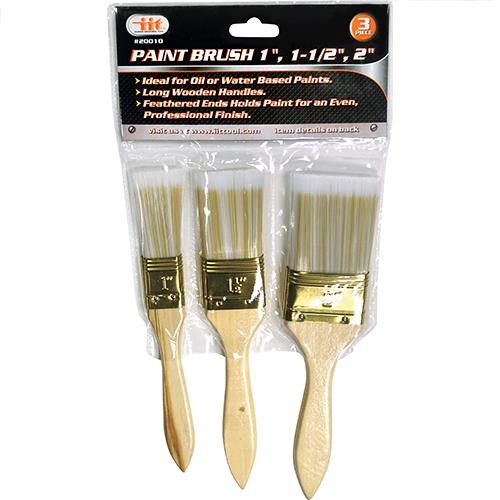 Wholesale 3PC Paint Brush 1" 11/2" & 2" GLW