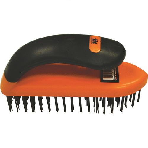Wholesale Soft Grip Steel Scrub Brush GLW
