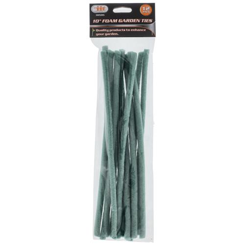 Wholesale Z12pk 10"" FOAM GARDEN TIES GLW