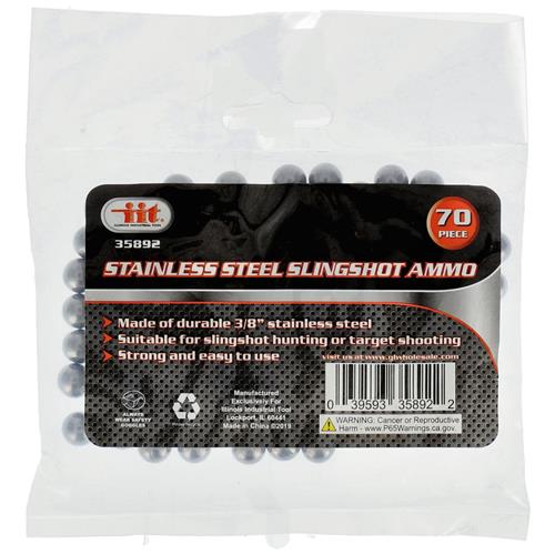 Wholesale 3/8" STAINLESS SLINGSHOT AMMO GLW