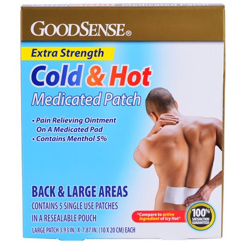 Wholesale Good Sense Cold/Hot Patch Large (Icy Hot Patch) Ex GLW