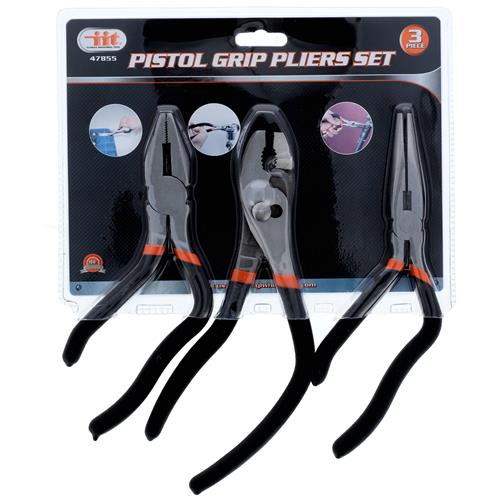 Wholesale Z3pc 8"" PISTOL GRIP PLIER SET GLW