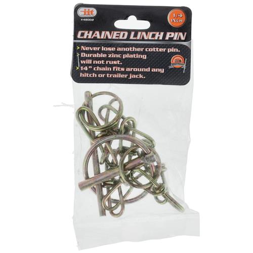 Wholesale 1/4'' CHAINED LYNCH PIN GLW