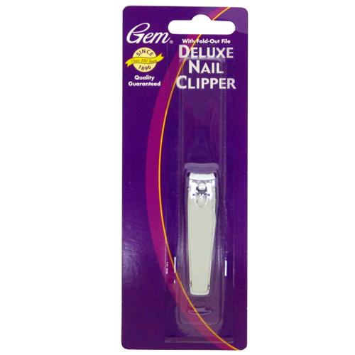 Wholesale GEM Deluxe Nail Clipper with File GLW