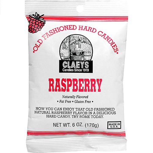 Wholesale Claeys Raspberry Hard Candy Peg Bag GLW