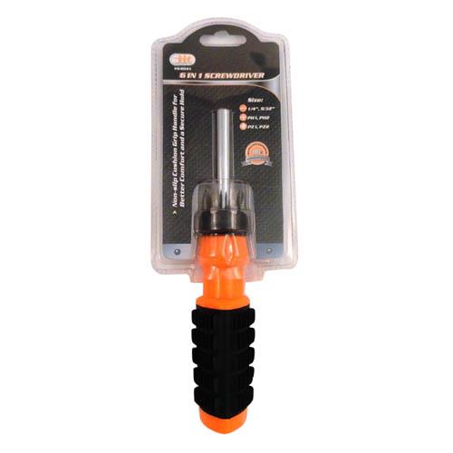 Wholesale 6 IN 1 CUSHION GRIP SCREWDRIVER GLW