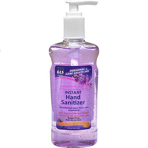 Wholesale 8oz Pump Hand Sanitizer Sweet Pea GLW