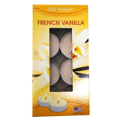 Wholesale Tealight Scented Candles French Vanilla GLW