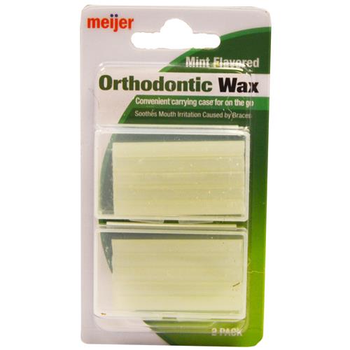 Wholesale 2PK Orthodontic Wax with Case Mint GLW