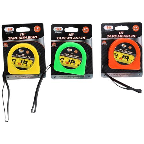 Wholesale 16' X 1/2" Tape Measure GLW
