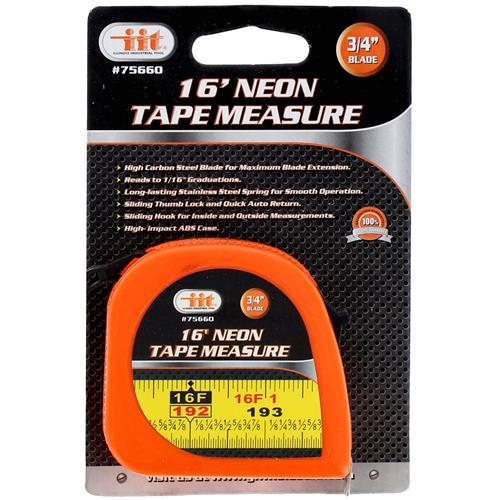Wholesale 16'x3/4" Neon Tape Measure GLW
