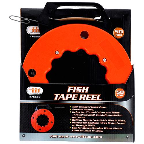 Wholesale Fish Tape Reel 50' GLW