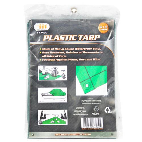 Wholesale Z4' X 6' PLASTIC TARP GLW