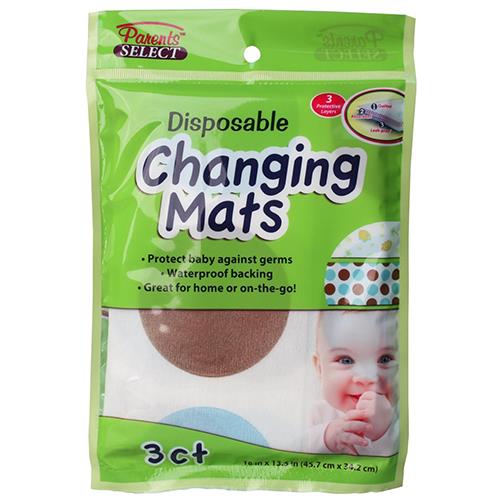 Wholesale Disposable Diaper Changing Mats 18"x26.95"Paren GLW