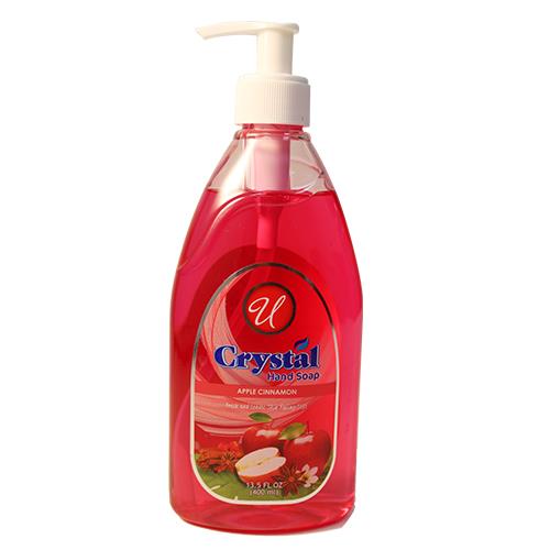 Wholesale Z13.5oz CRYSTAL HAND SOAP APPLE CINNAMON GLW
