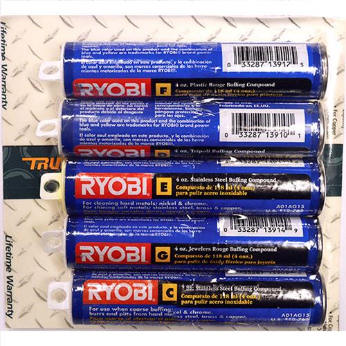 Wholesale Z5pc RYOBI BUFFING COMPOUND GLW