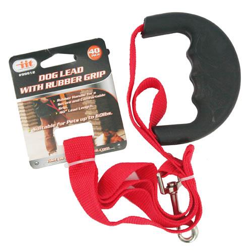Wholesale Dog Lead With Rubber Grip 40" GLW