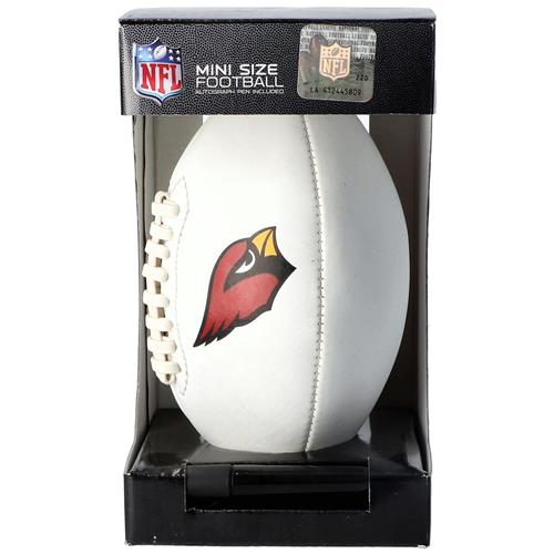 Wholesale ZNFL AZ CARDINALS MINI FOOTBALL & AUTOGRAPH PEN GLW