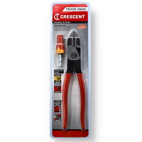 Wholesale 2pk 9'' LINESMAN PLIERS & 1000v INSULATED BIT HOLDER