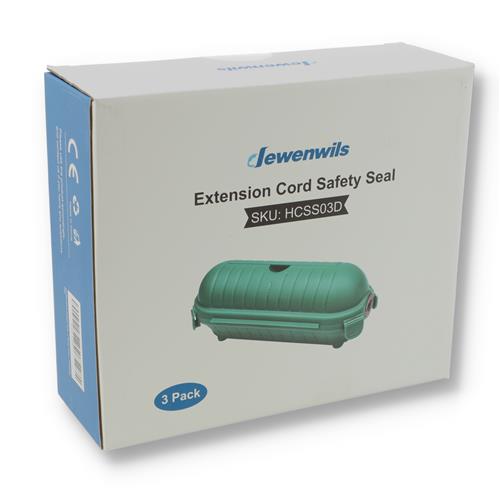 Wholesale 3pk OUTDOOR EXTENSION CORD COVER GREEN GLW