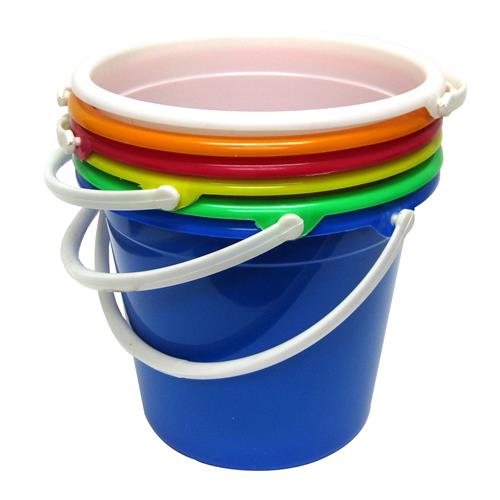 Wholesale Bucket w/Plastic Handle 10 QT Assorted Bright Colo GLW