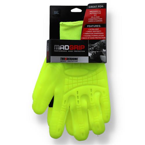 Wholesale THUNDERDOME IMPACT GLOVE HIVIZ YELLOW 2XL GLW