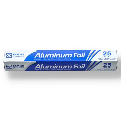 Wholesale 12'' ALUMINUM FOIL 25 SQUARE FEET GLW