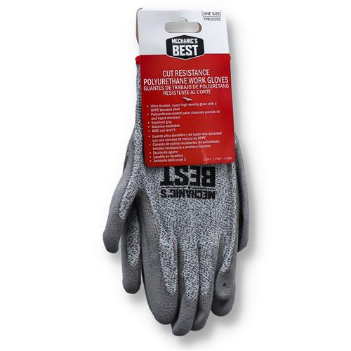 Wholesale CUT RESISTANT PU WORK GLOVE ANSI CUT LEVEL 5 GLW