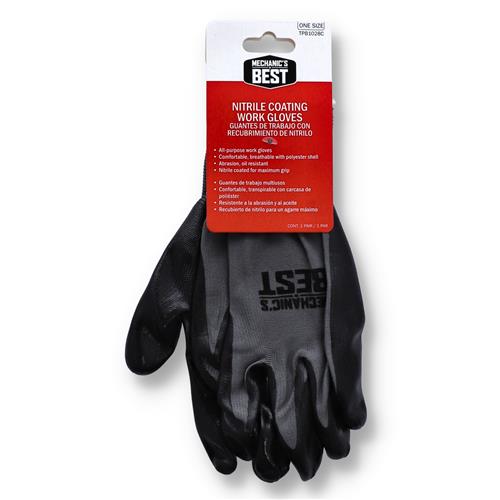 Wholesale MECHANICS BEST NITRILE COATED WORK GLOVES GLW