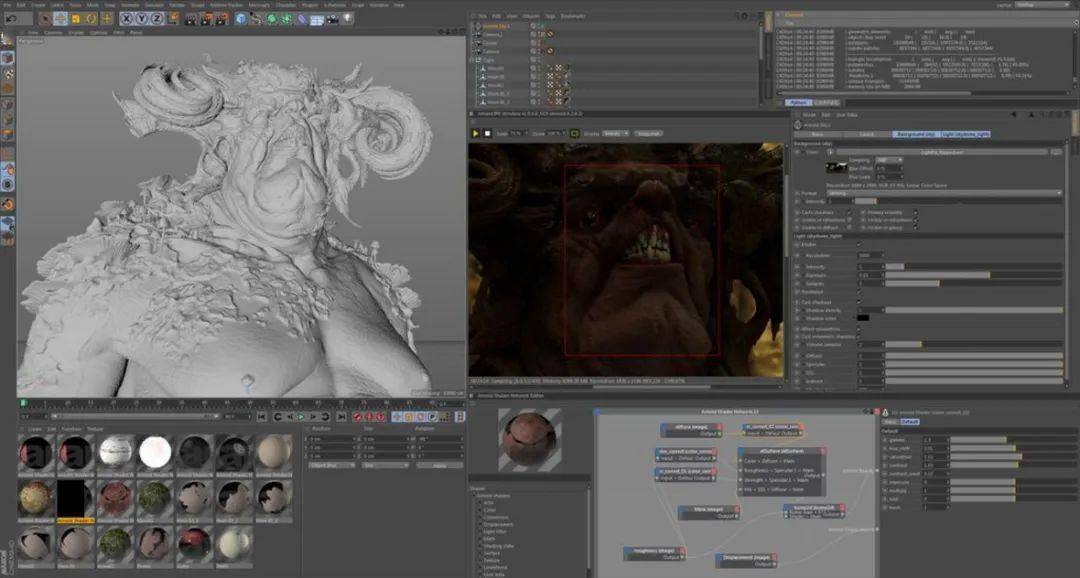 第一款支持C4D R23阿诺德渲染器插件Solid Angle Cinema 4D To Arnold 3.1.1_资源