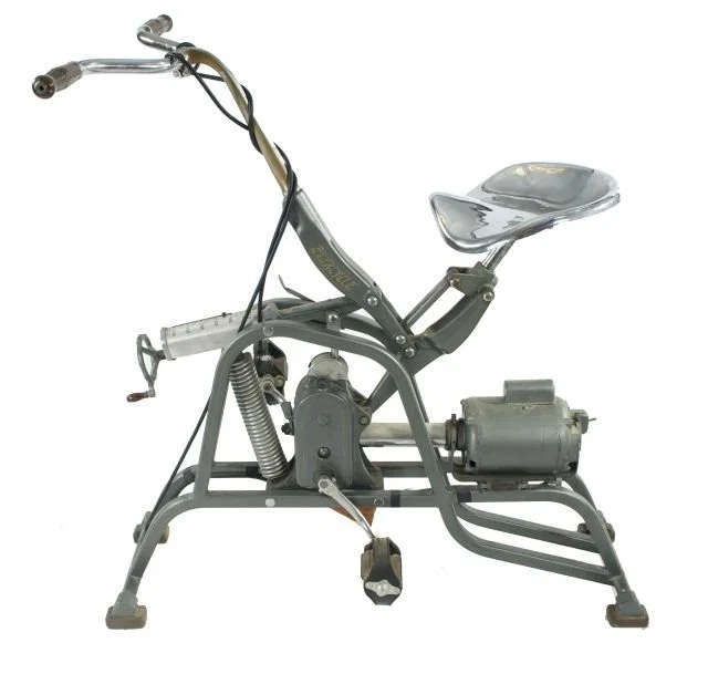 A Vintage Chrome and Metal Exercycle Exercise Bike, 20t Lot 346