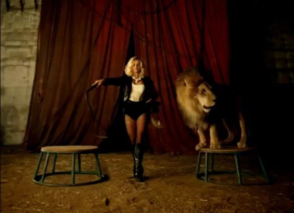1074 Britney Spears Circus video dance costume Lot 1074