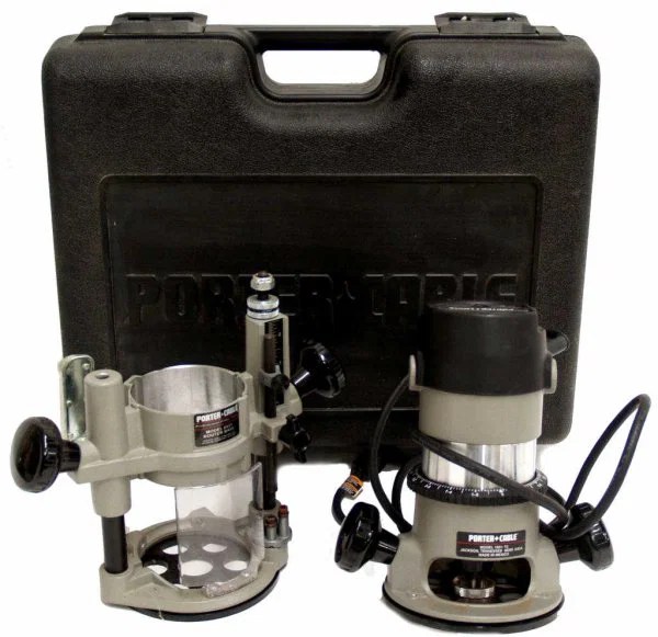 4 PORTER CABLE 693PK 1.5HP ROUTER, PLUNGE BASE Lot 4