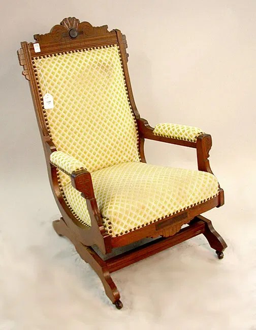 1288 EASTLAKE PLATFORM ROCKER. N/R. Eastlake Lot 1288