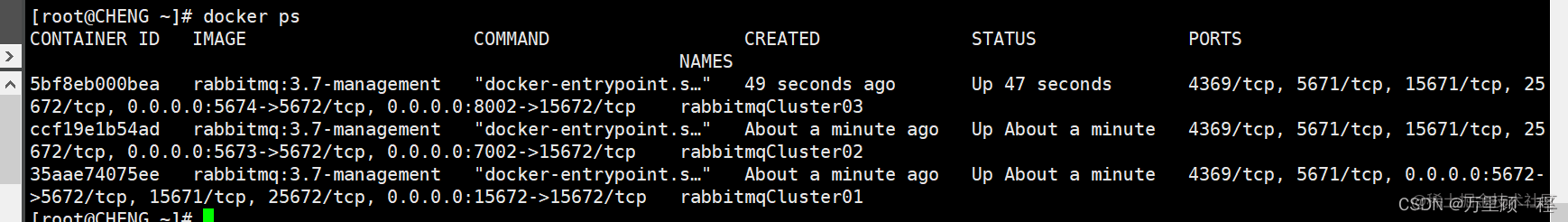 RabbitMQ——Docker搭建RabbitMQ集群 掘金