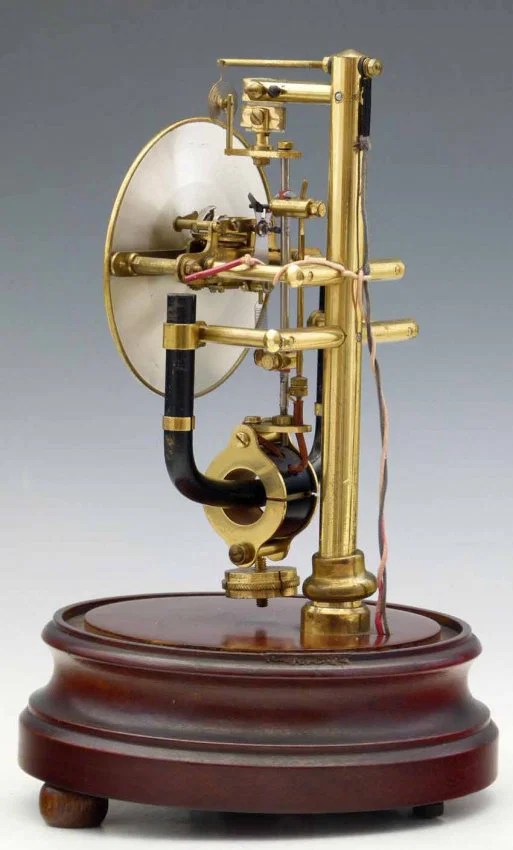 French Bulle Clock 800 Days skeleton Lot 423