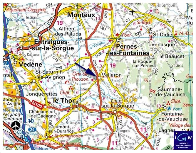 Velleron Carte La balade estivale Velleron et son célèbre marché agricole Tout le