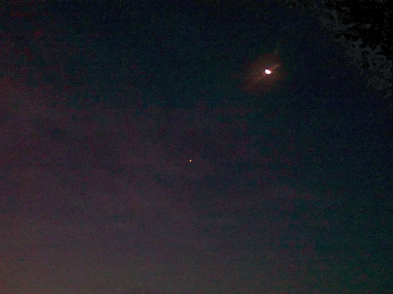 ciel de fin de nuit SaintChamond