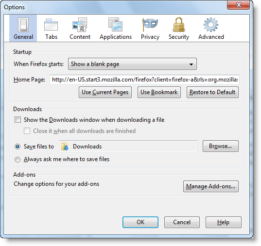 پی سی مرورگر » Blog Archive » راهنمای جامع تنظیمات مرورگر Mozilla Firefox