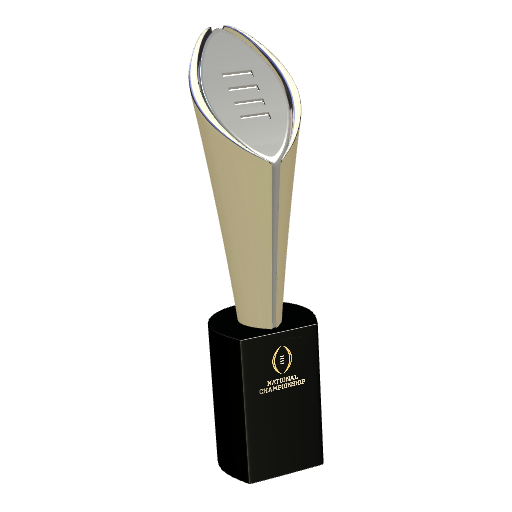 p3d.in College Football Trophy