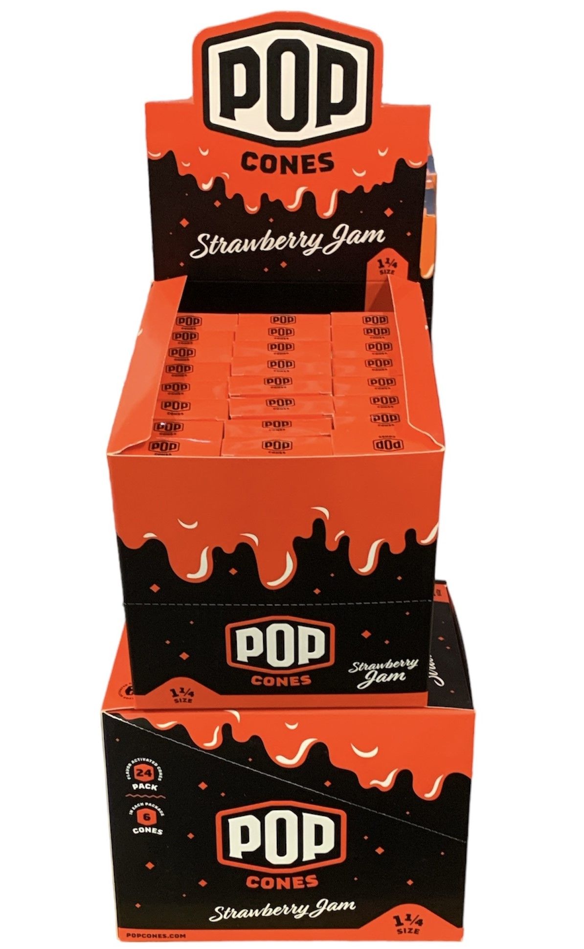POP 11/4″ Flavored Cone 24 Ct P3 Distributing
