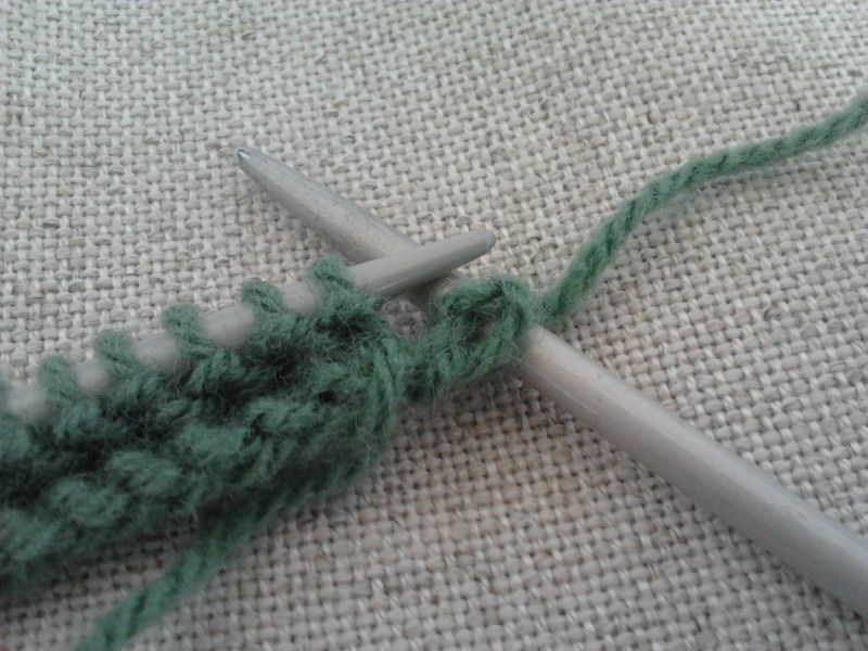 Comment tricoter une maille lisiere
