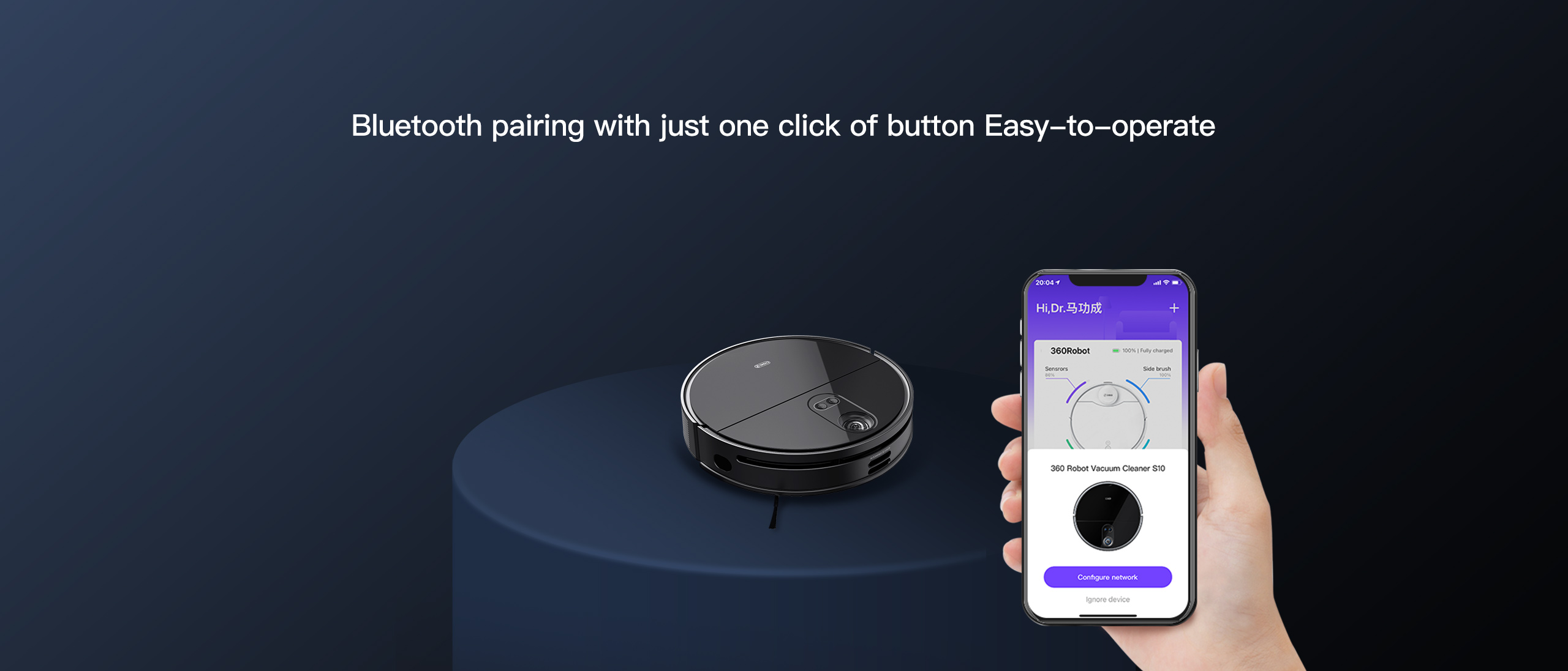 360 Robot Vacuum Cleaner S10