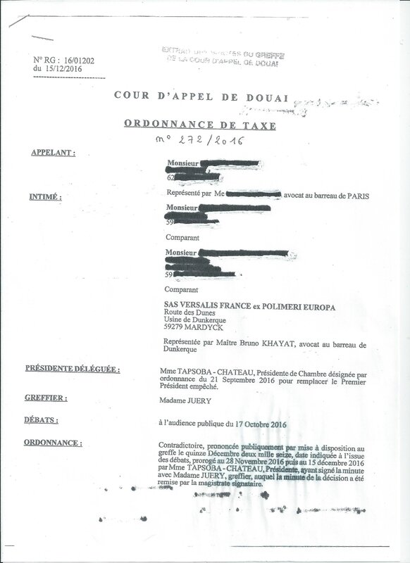 Contestation par l'inventeur du montant des honoraires d