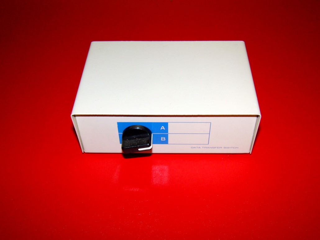 Manual Data Transfer Switch Box 2Position 2Port A/B AB