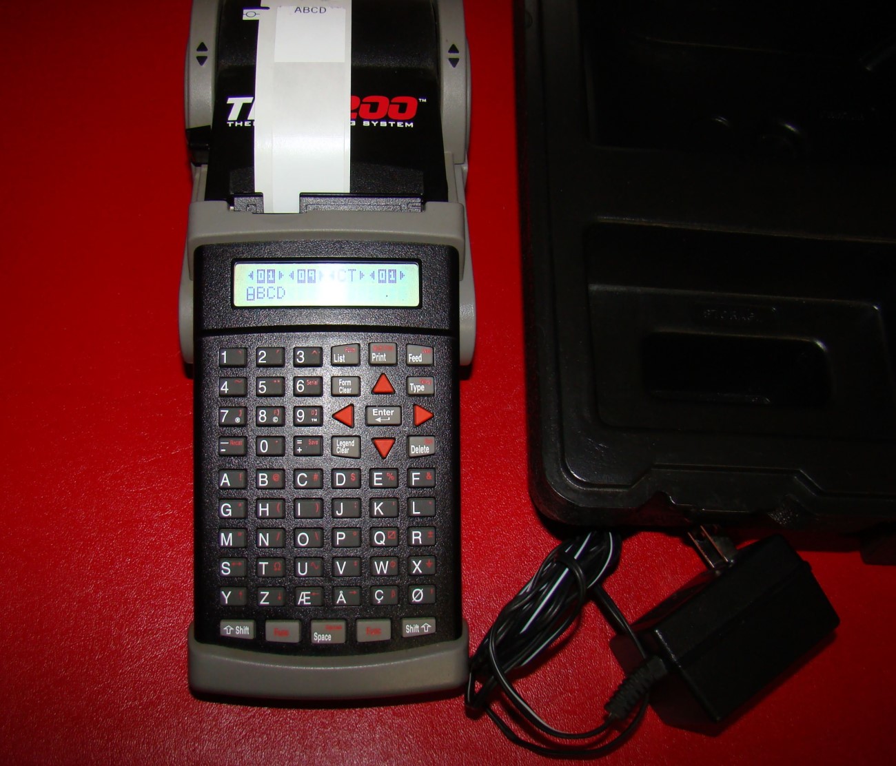 BRADY TLS2200 Thermal Labeling System Printer Tested with Case TLS